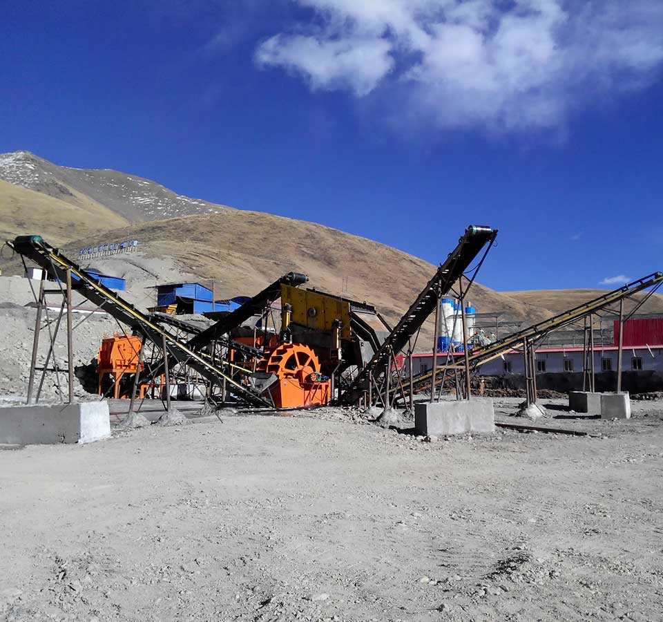 青石制砂生產線