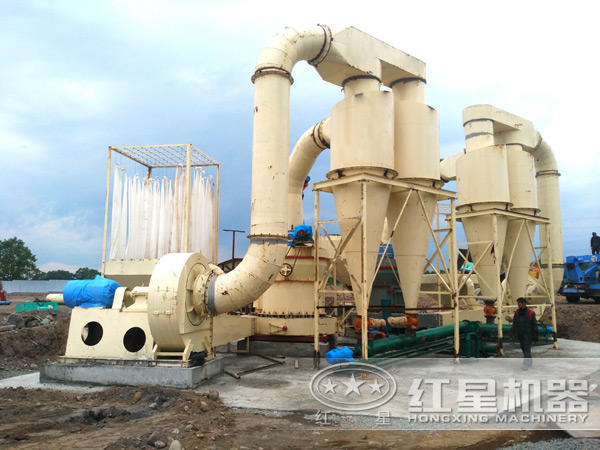 磨粉工藝生產現場展示圖