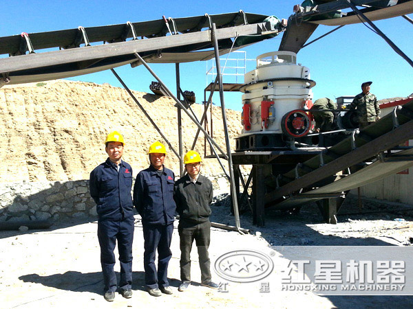 砂石骨料生產現場圖