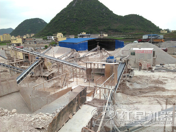 沖擊式破碎機現場圖