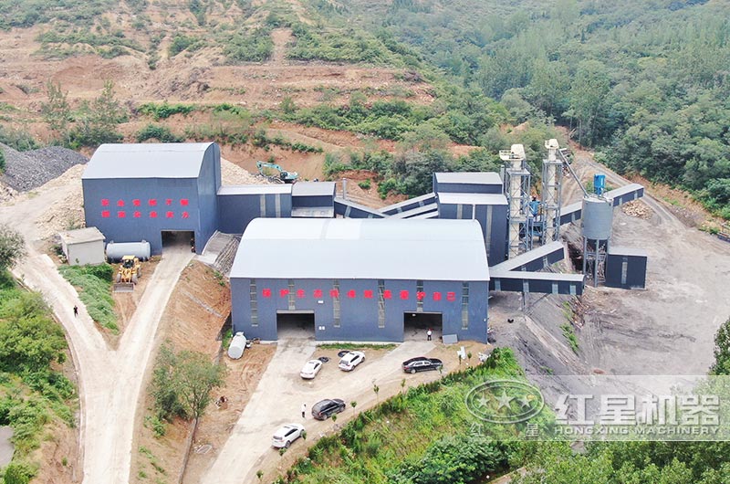 河南客戶環保封閉制砂廠區