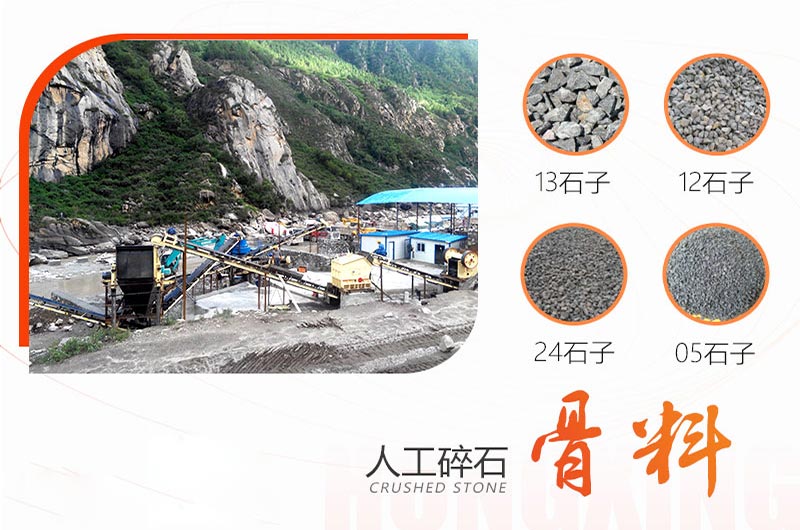 建筑用骨料破碎生產線現場