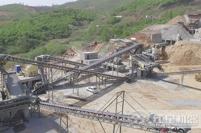 破碎生產線現場