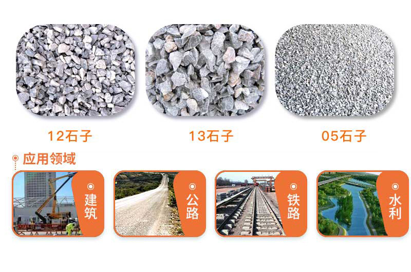 不同規格石子多種用途
