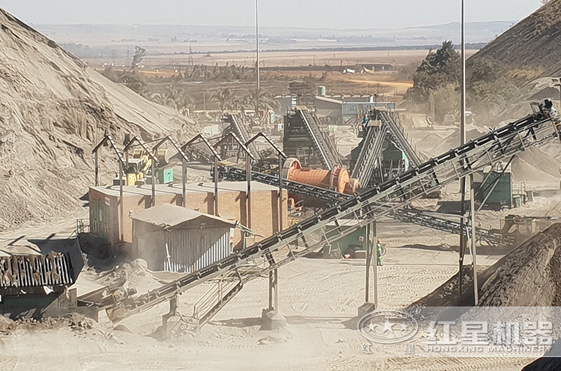 棒磨機制砂加工生產客戶現場實拍