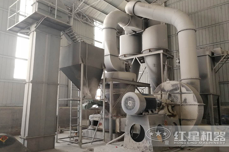 石灰石磨粉加工客戶現場實拍