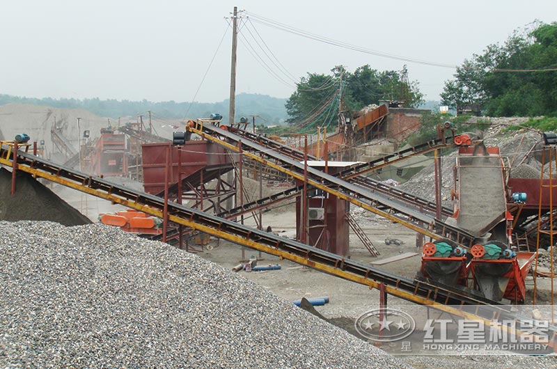 瓜米石制砂加工客戶現場實拍