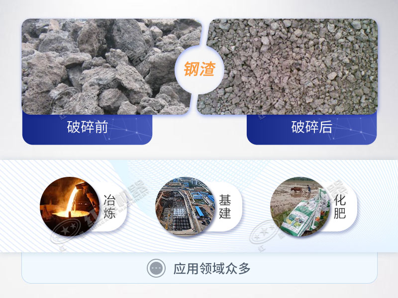 爐渣破碎后應用廣泛