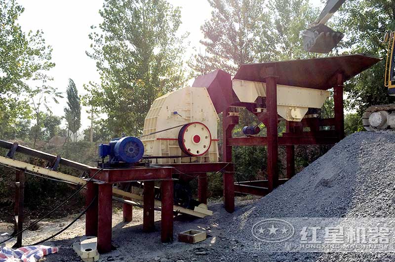 毛石破碎機作業現場