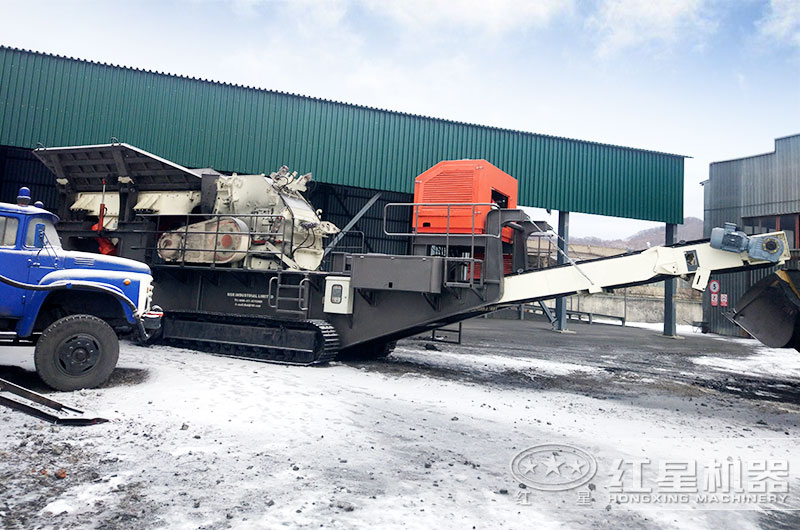 移動煤炭粉碎機作業現場