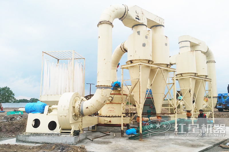 石英石磨粉生產現場實拍