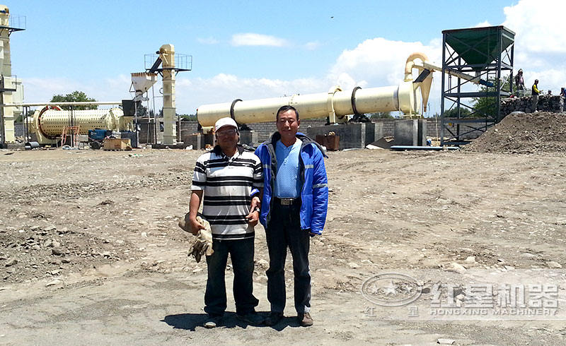 球磨機用戶生產現場