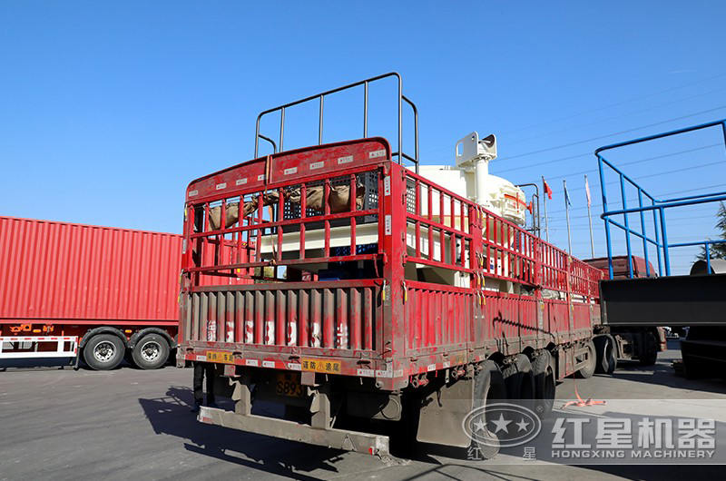 小型打沙機設備發貨現場