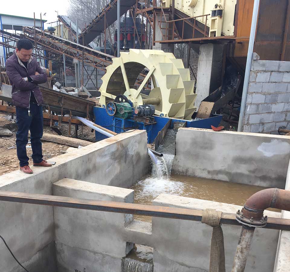 河南鄭州時產100噸水洗石粉生產線