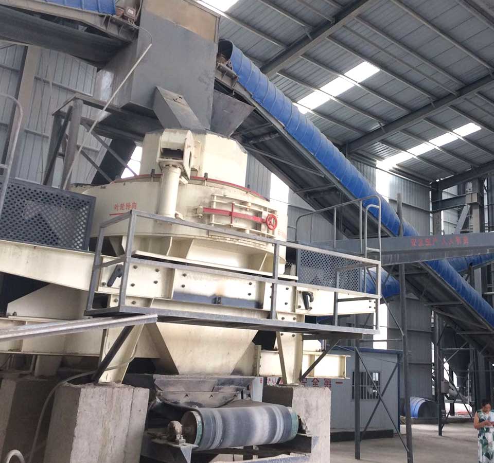 江蘇徐州機制砂生產線客戶現場