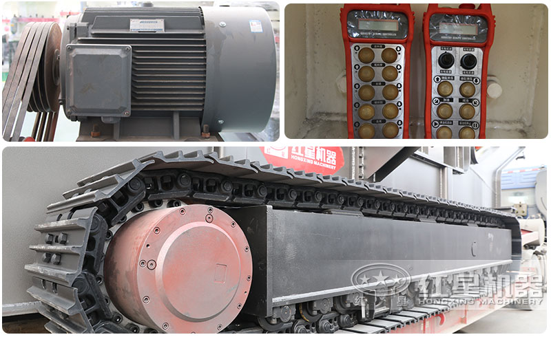 移動履帶一體式破碎機結構細節(jié)