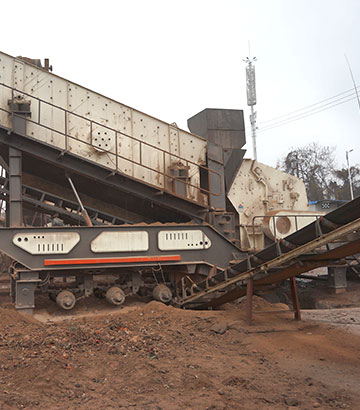 湖南移動式建筑垃圾破碎機客戶生產現場