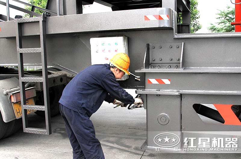 發貨前，再次認真檢查設備