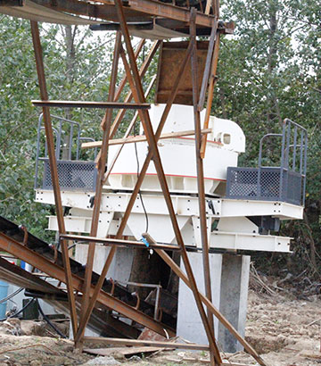 安徽蕪湖時產200噸制砂生產線現場