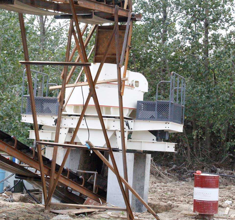 安徽蕪湖時產200噸制砂生產線現場