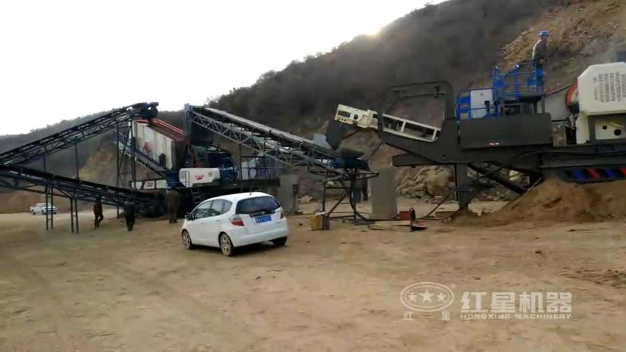 流動石子破碎機視頻-廣東客戶現場