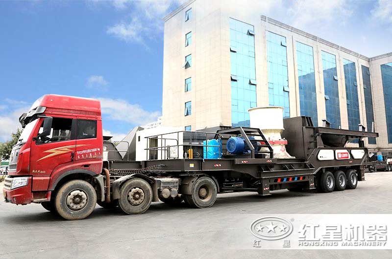 移動式建筑垃圾破碎機發貨