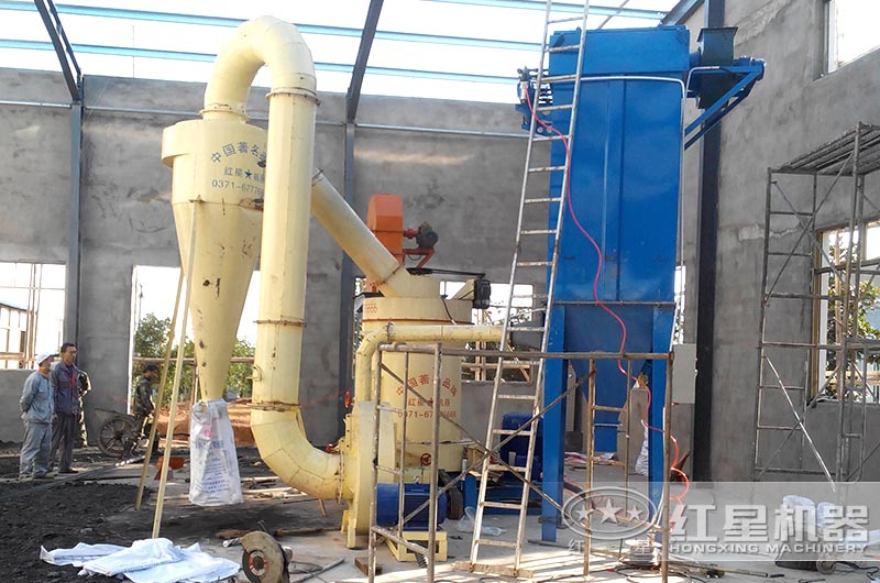 雷蒙磨生產線作業現場