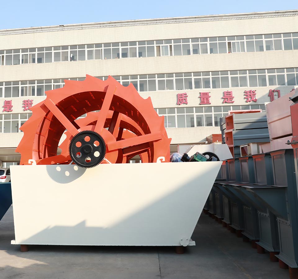 洗砂機生產線-贊比亞客戶作業現場