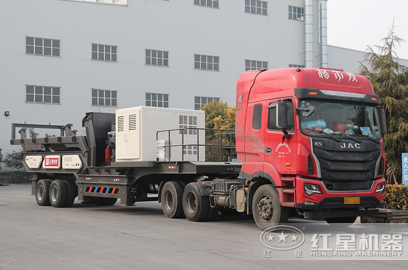 移動式石子破碎生產線持續發貨中