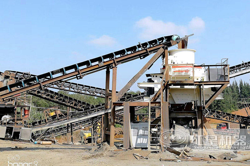 湖北漳州制砂生產線現場