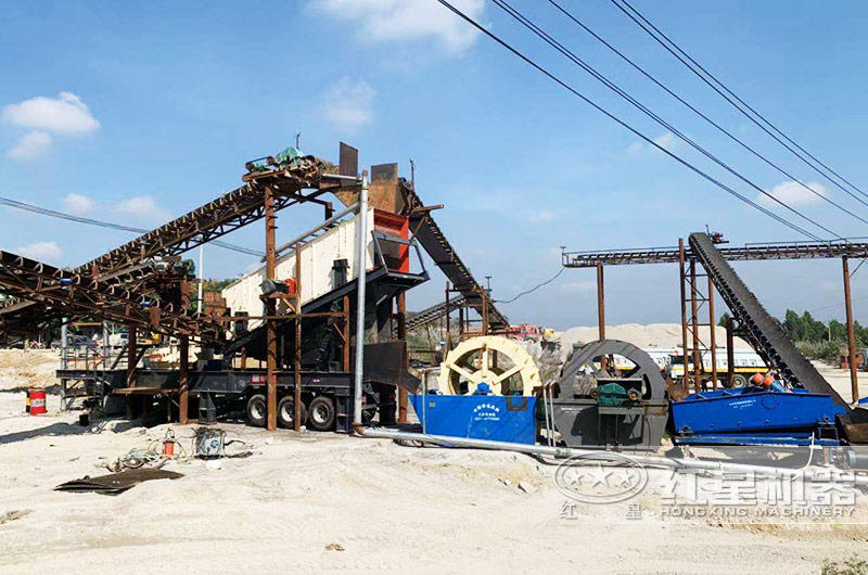 移動式時產50噸制砂生產線