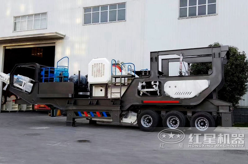 鄂破建筑材料粉碎機，粗碎+除鐵+給料