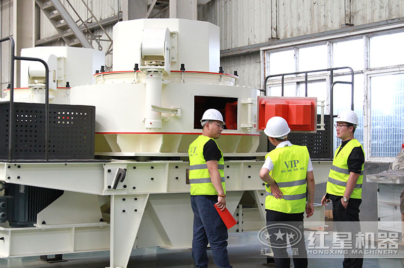 客戶到紅星設備生產車間實地考察