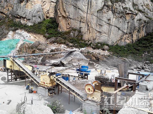 vsi5x系列新型制砂機生產現場圖