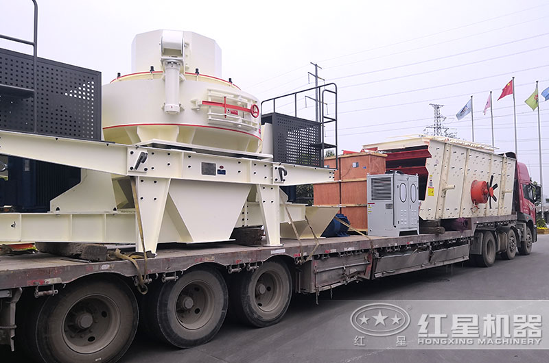 300t/h河卵石制砂機設備發貨