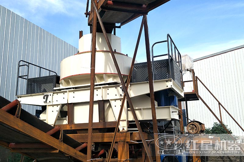 VSI系列立軸沖擊式破碎機作業現場圖