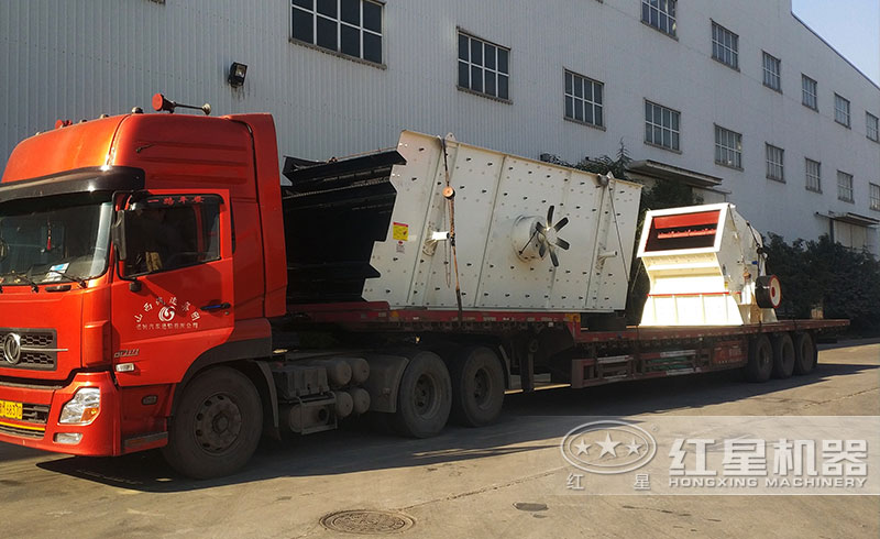 PF1010反擊式破碎機設備發貨