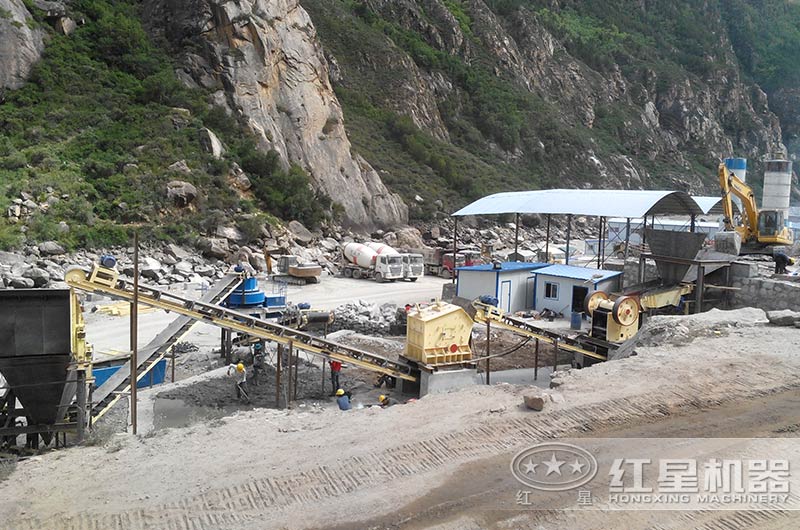 石子生產線時產200噸現場，讓您一睹風采！