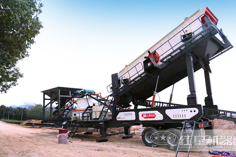 HVI制砂機配置于移動式設備中，價格更貴