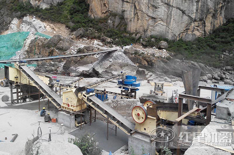 不同情況，制砂廠相關設備選擇不同