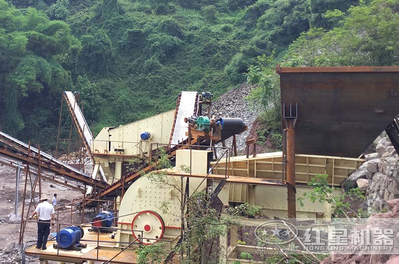 重錘式破碎機大錘頭、雙動力，一機兩用