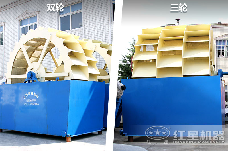 輪斗洗沙機占地面積小，用戶多選購此款