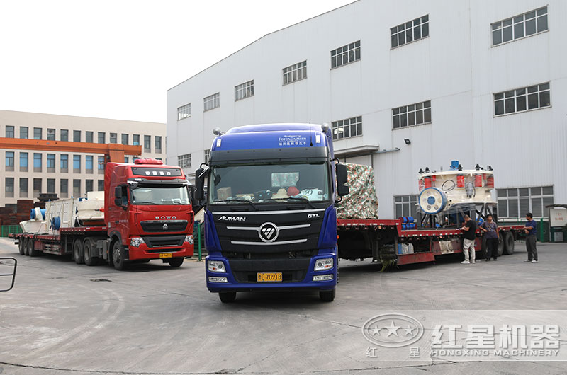 河南紅星全套砂石加工生產線配置設備發貨