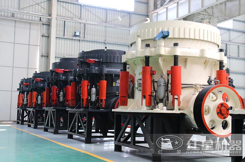圓錐式破碎機常用于大型高產(chǎn)量的生產(chǎn)線作業(yè)
