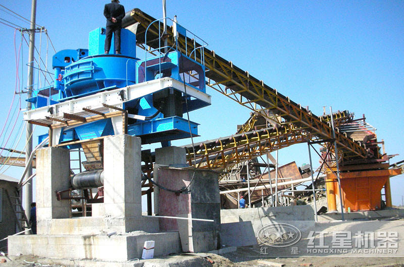 沙場打沙機生產現場