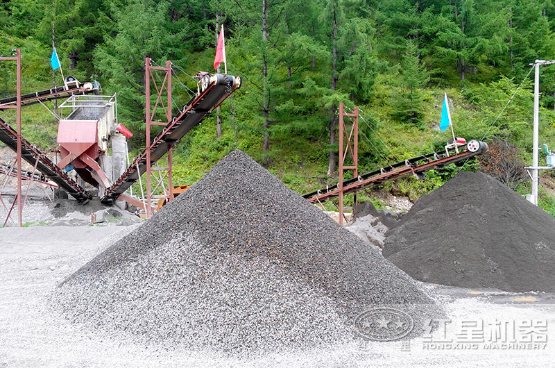 砂石生產現場