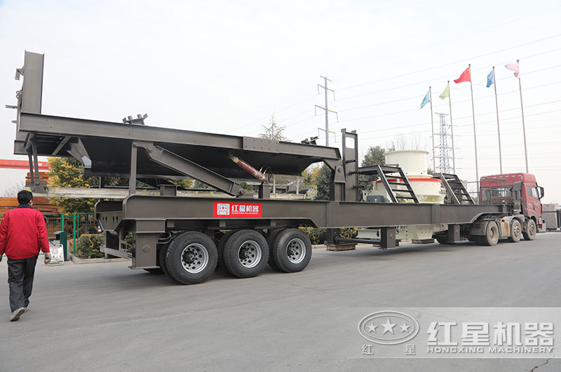 移動式磨砂機發往江西