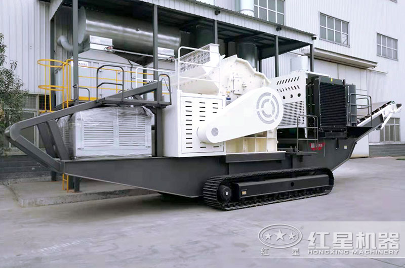 細碎機作為主機的履帶式制砂機