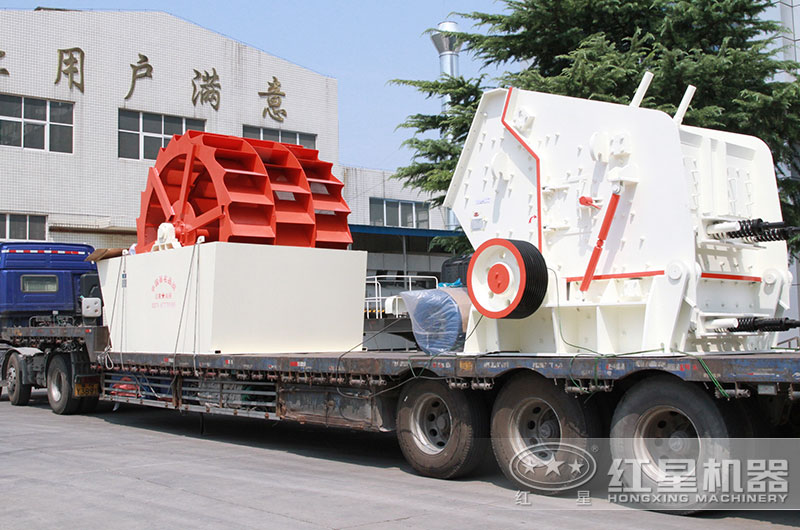 1520反擊破碎機發貨啦！前往山東！