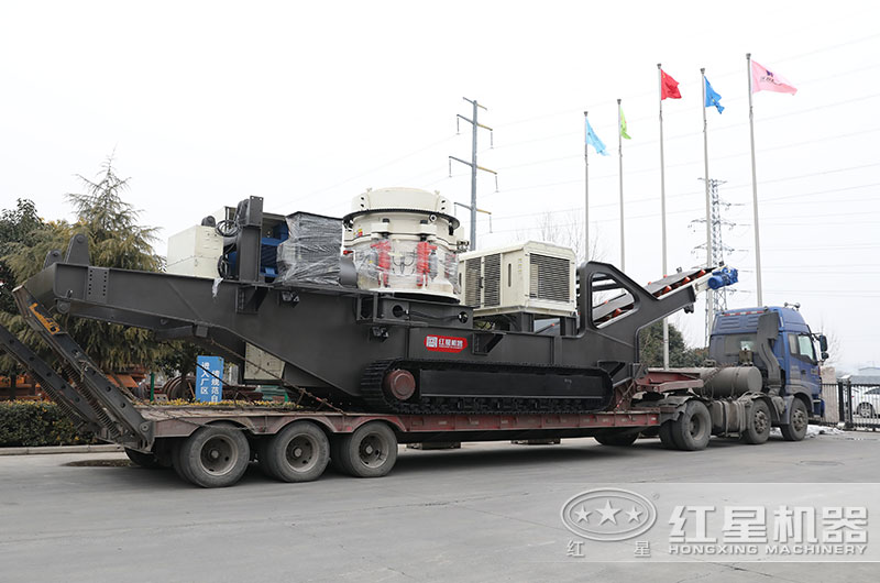 全自動液壓巖石破碎機發貨啦，前往河北